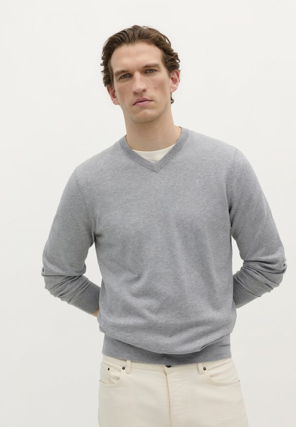 SKULL V NECK - Strickpullover
