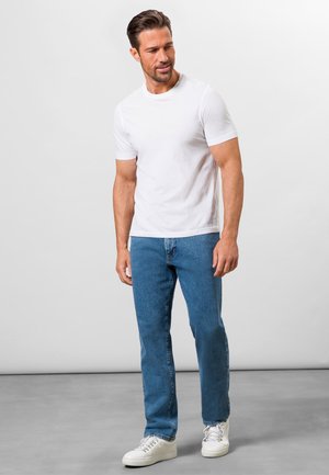 Straight leg jeans - dark blue used