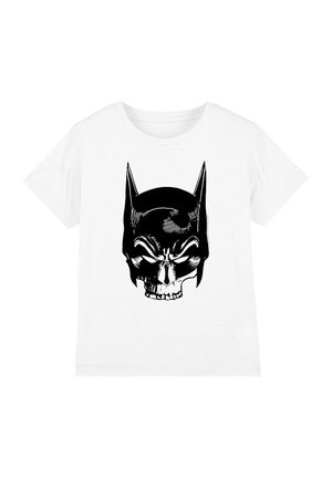 Warner Brothers, BATMAN SKULL ON WHITE UNISEX - T-Shirt print - white