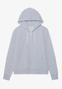 Cipzáras pulóver - mottled light blue