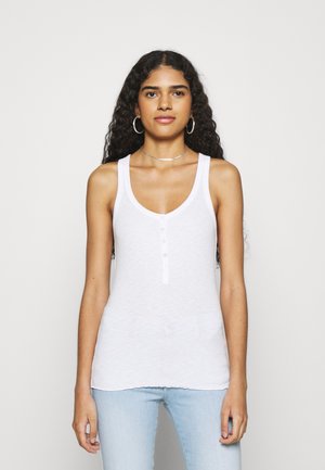 BASIC HENLEY TANK - Top - white