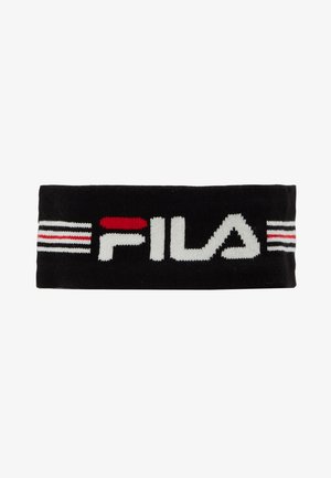 Fila, INTARSIA HEADBAND - Berretto - black/bright white(true red