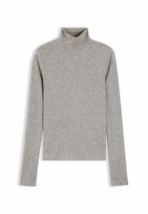 Tommy Hilfiger, SOFT SLIM MOCKNECK LS TOP - Langarmshirt - medium grey heather