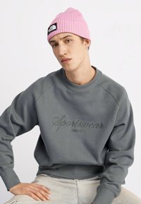 The North Face LOGO BOX CUFFED BEANIE UNISEX - Beanie - orchid pink