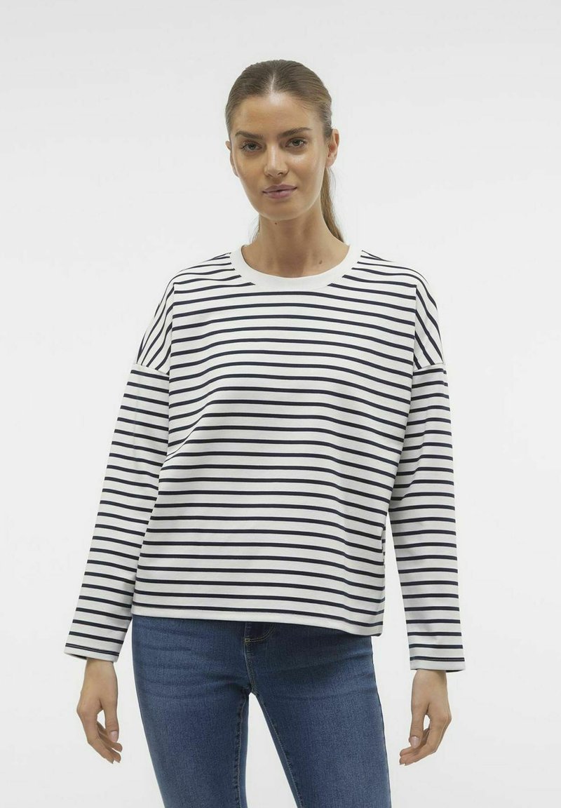 Vero Moda T Shirt VMABBY (1 tlg) Plain/ohne Details, Ton in Ton Nähte
