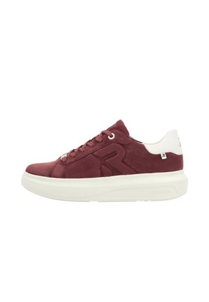 Sneaker low - kirschrot