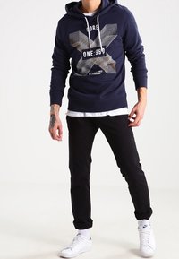 Jack & Jones Jersey con capucha - dark blue