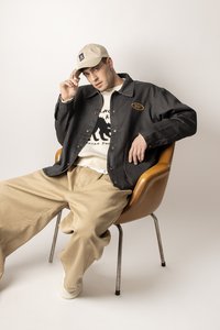 Kaotiko RELAXED - Light jacket - green/black