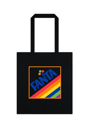 COCA COLA FANTA RAINBOW - Shopping bag - black