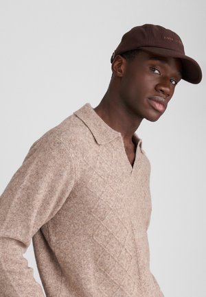 ARGYLE - Svetrík - taupe