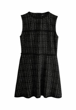 BOUCLE SLEEVELESS TALL - REGULAR FIT - Rochie tricotată - black