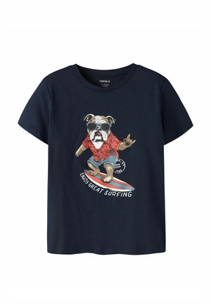 OBERTEIL STANDARD FIT - T-shirt print - navy blazer