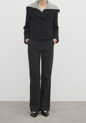 Massimo Dutti Pantalon classique - black