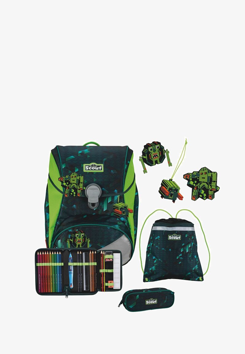 Scout ALPHA SET 4-TEILIG - Estuche escolar - cube
