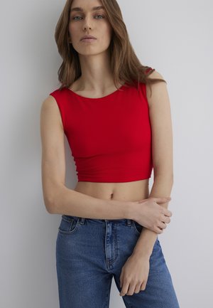 Mavi FASHION NONSLEEVE CROP  - Top - flame scarlet