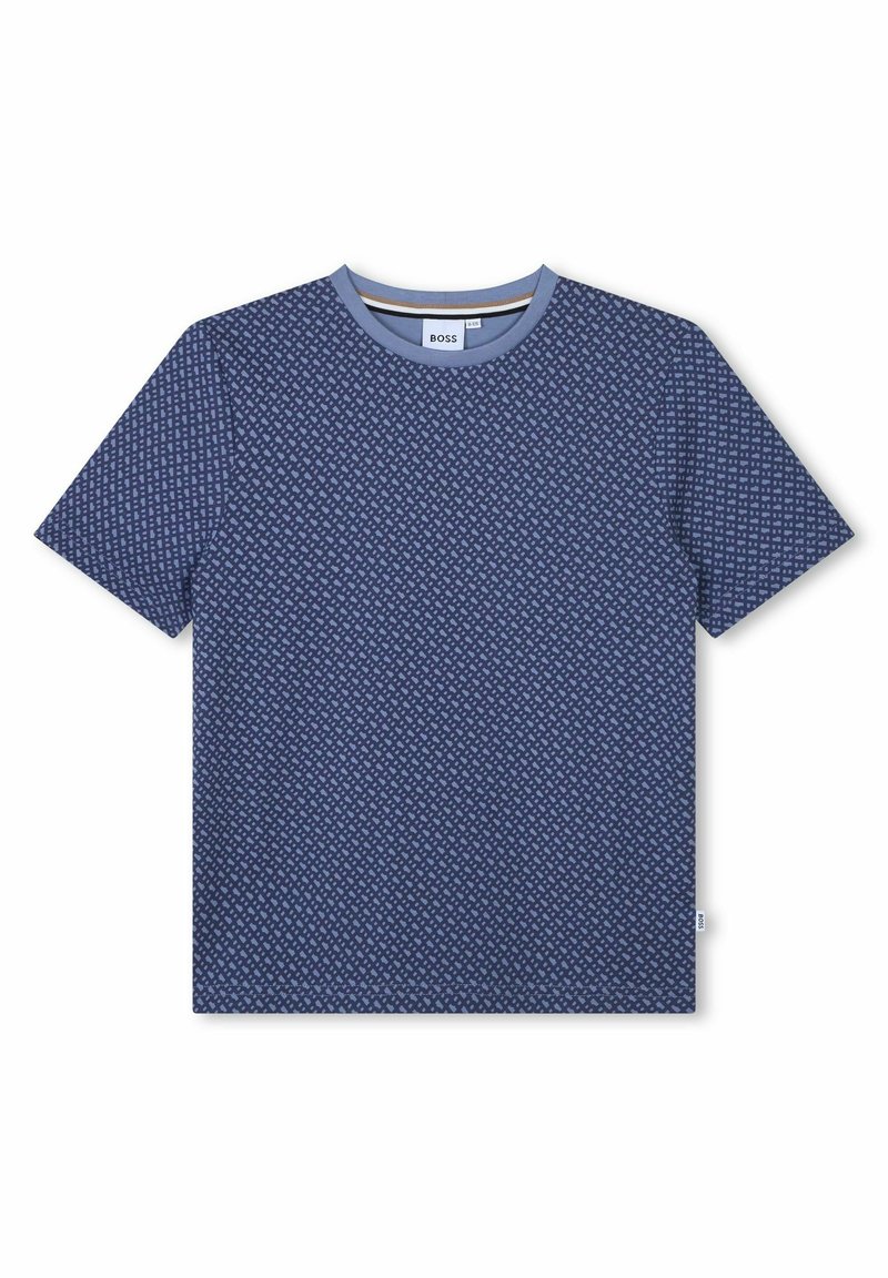 BOSS Kidswear T-shirt print blauw BOSS Kidswear T-shirt print blauw