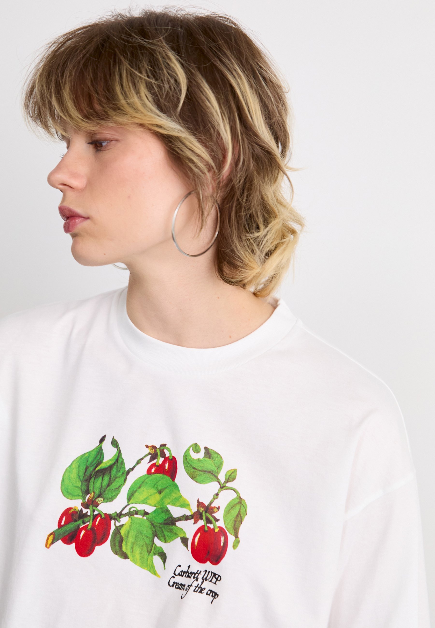 Carhartt WIP CREAM OF THE CROP - Print T-shirt - white