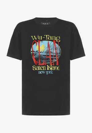 Mister Tee, WU TANG STATEN ISLAND OVERSIZE - Trükipildiga T-särk - black