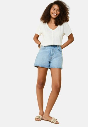 REGULAR FIT - SHORT SLEEVE  - T-shirt - bas - white