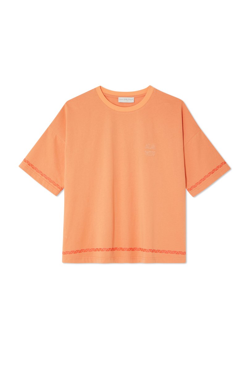 Never Fully Dressed SUNSHINE TEE - T-shirt estampada - peach