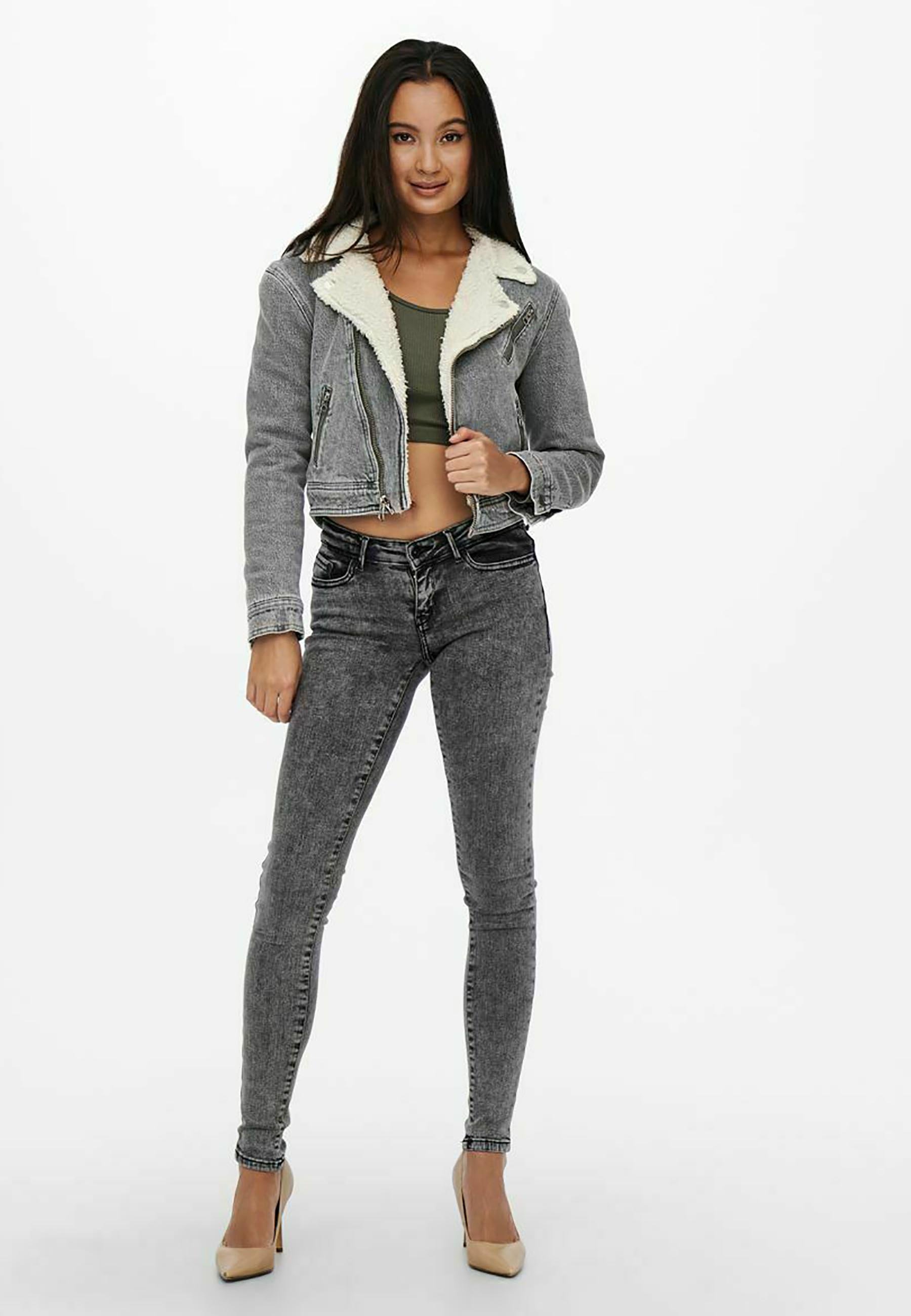 ONLY Giacca di jeans - grey denim/grigio - Zalando.it