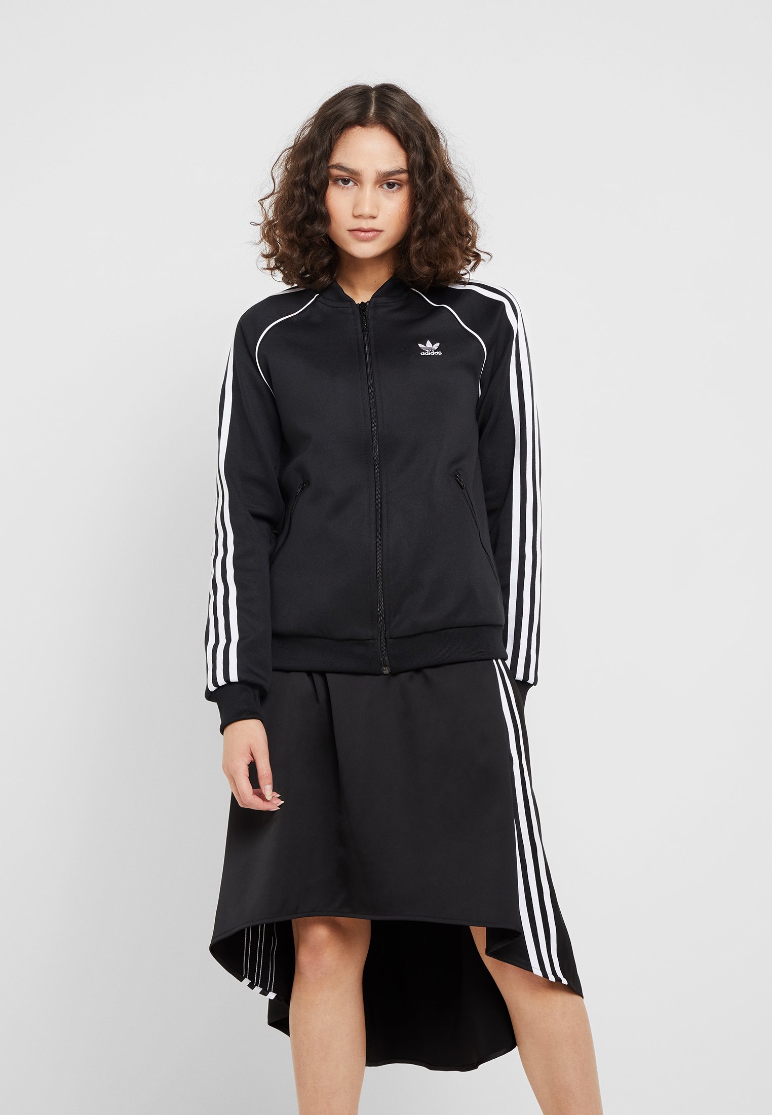 adidas Originals ADICOLOR 3 STRIPES BOMBER TRACK JACKET adidas Originals ADICOLOR 3 STRIPES BOMBER TRACK JACKET