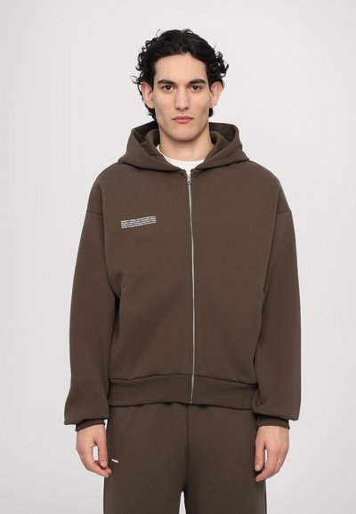 PANGAIA DNA ZIPPED HOODIE UNISEX - Sweatjakke - cacoa brown
