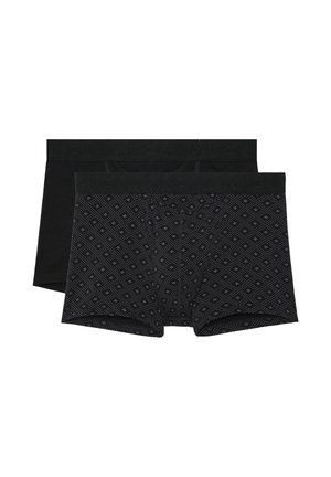 2ER PACK NEELS RETRO SHORT - Boxerbriefs - black print
