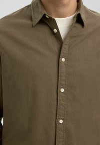 Selected Homme SLIMOWEN-BRUSHED NOOS - Overhemd - morel