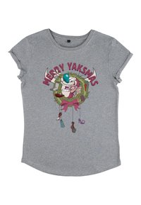 Henry Tiger THE REN & STIMPY SHOW YAKSMAS - T-shirt z nadrukiem