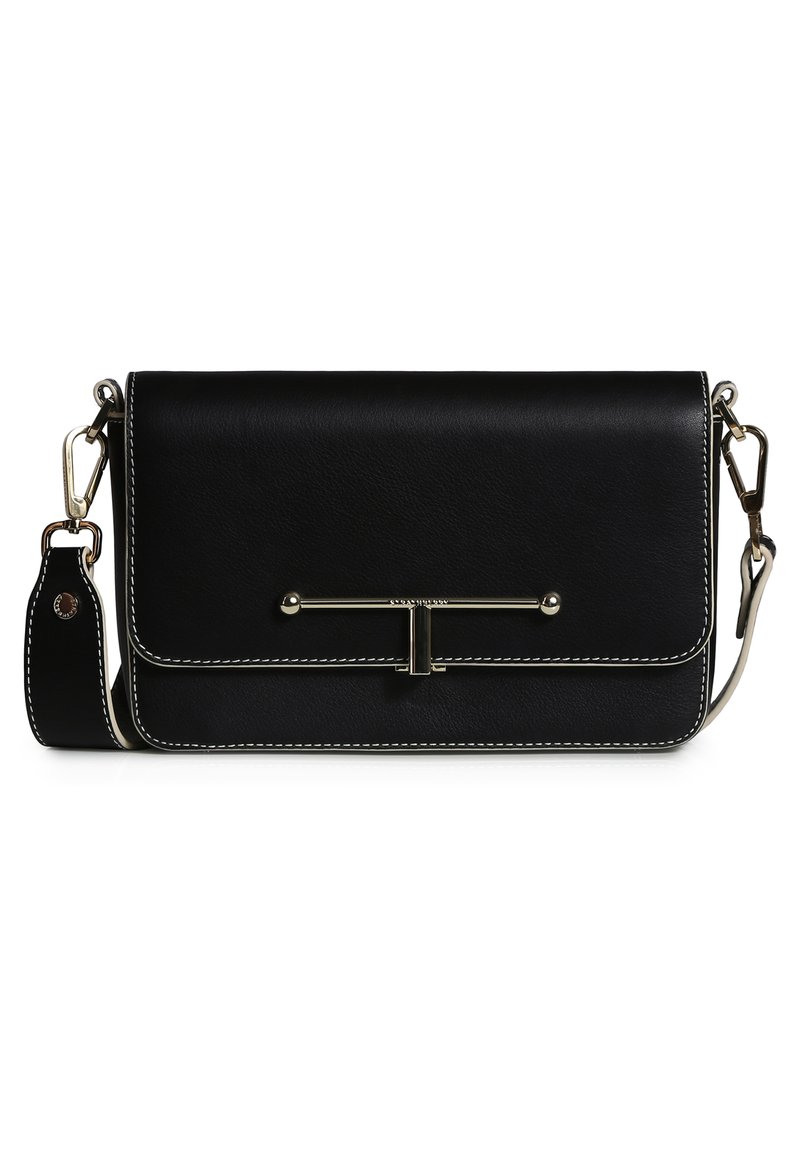 Damen Handtaschen | Strathberry MELVILLE BAGUETTE SHOULDER BAG Umhängetasche black with vanilla edge/schwarz - CE69739 Damen Handtaschen | Strathberry MELVILLE BAGUETTE SHOULDER BAG Umhängetasche black with vanilla edge/schwarz - CE69739