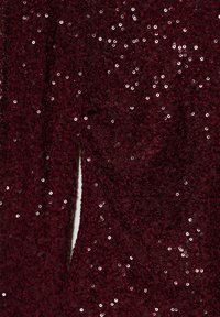 PULL&BEAR SEQUIN ASYMMETRIC - Bluza - dark red