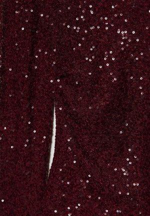 PULL&BEAR SEQUIN ASYMMETRIC - Bluza - dark red