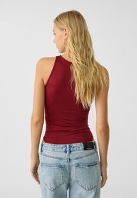 Stradivarius NECKHOLDER - Top - bordeaux