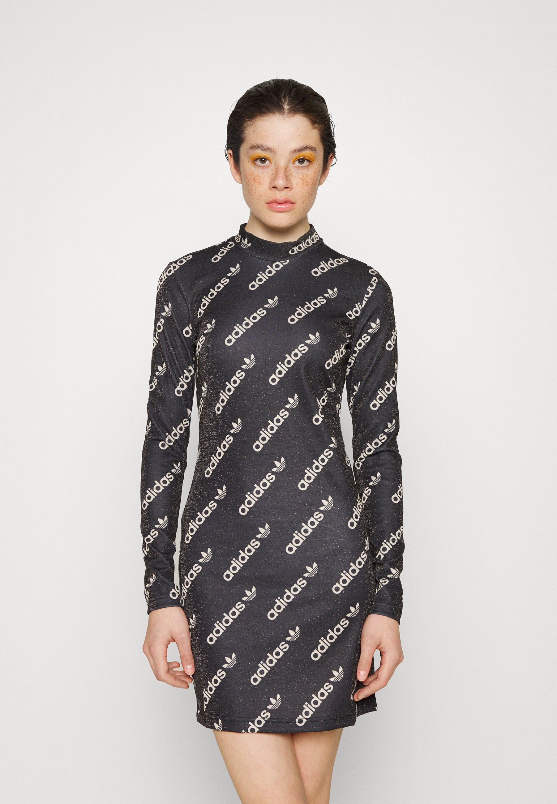 adidas Originals DRESS - Vestito di maglina - black/nero - Zalando.it