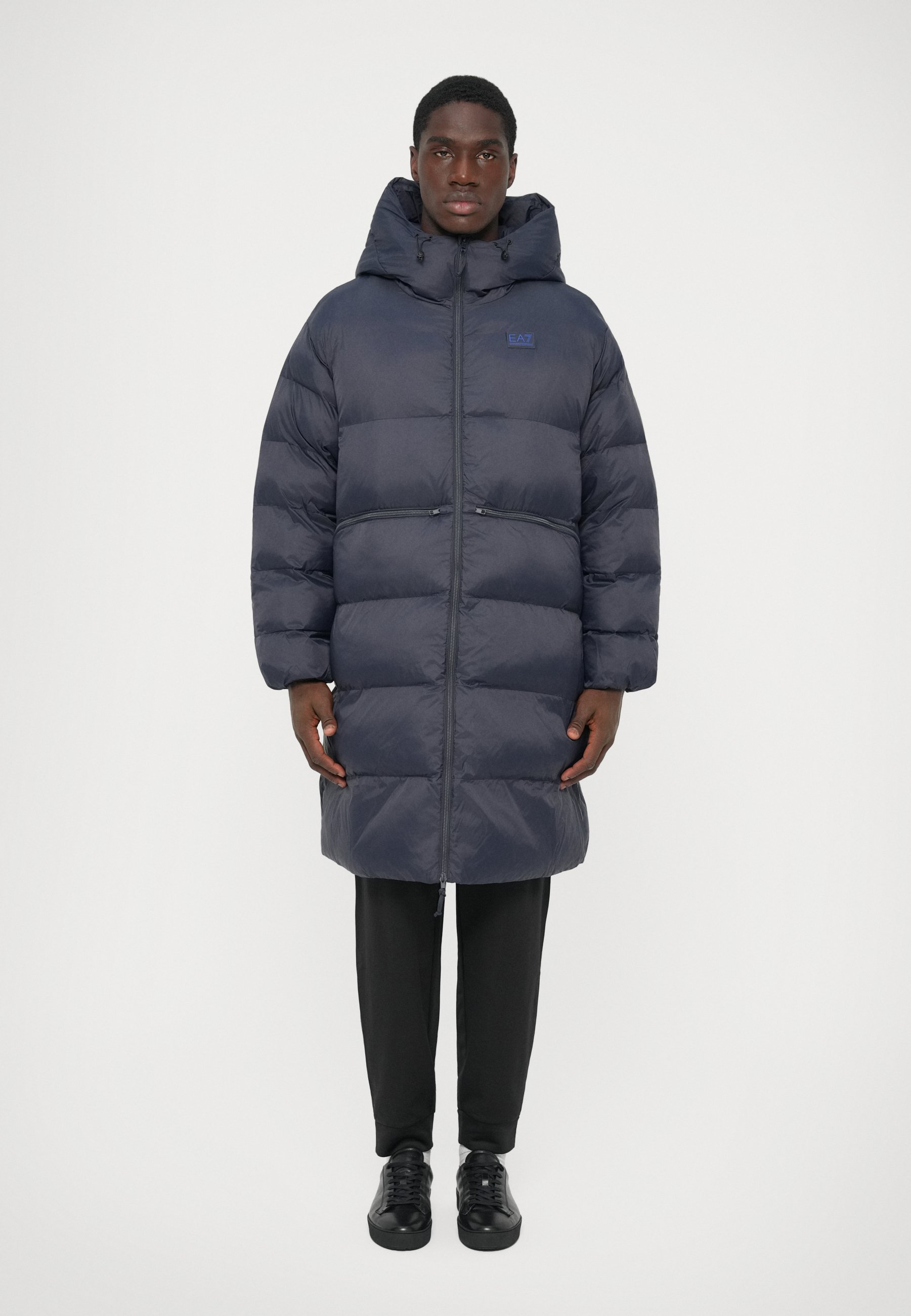 EA7 Emporio Armani MOUNTAIN POLAR BIG LOGO - Winter coat - blue