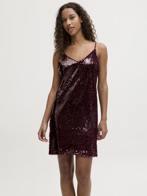 JXSIA V-NECK DRESS - Vestito elegante - cabernet