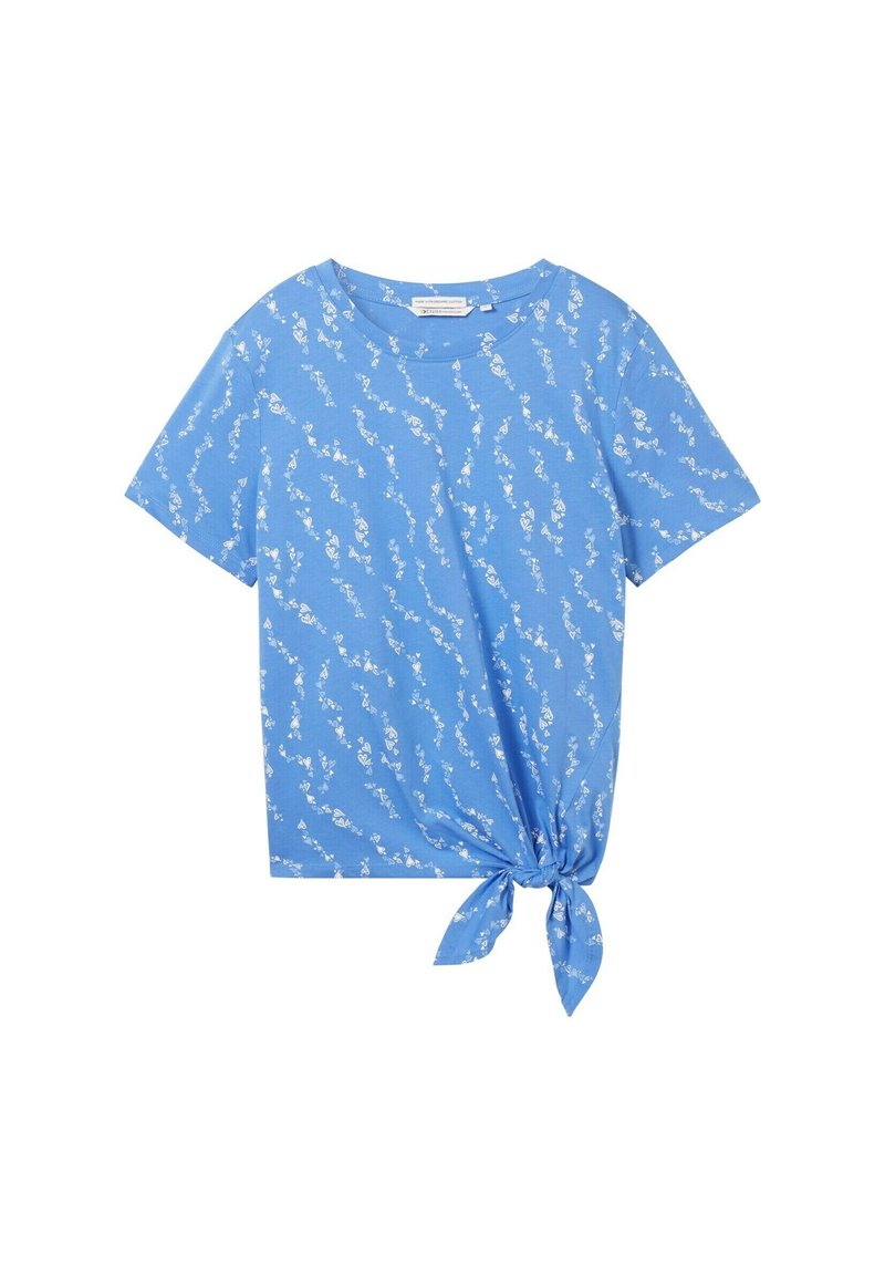 Tom Tailor Denim T-shirt print lichtblauw