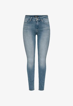 ONLY, SKINNY FIT JEANS ONLBLUSH MID WAIST SKINNY FIT ANKLE LENGTH JEANS - Jeans Tapered Fit - special blue grey denim