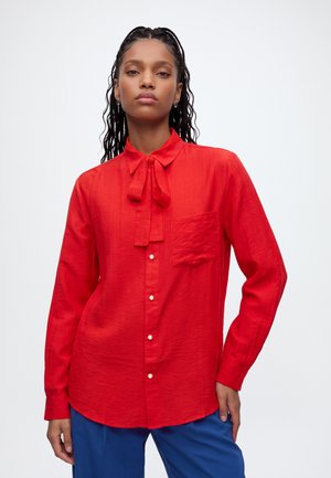 Sister Jane JULIEN BOW SHIRT UNISEX - Camicia - red