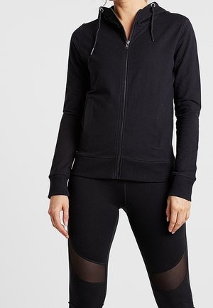 Tröja med dragkedja - black