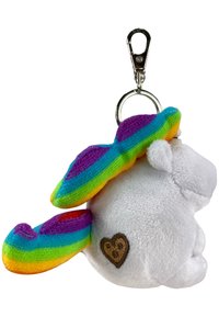 Pummeleinhorn FRIENDS - EINHORN MIT KEKS PLÜSCH - Keyring - weiß