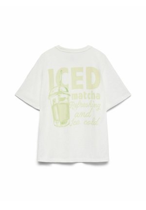 Vero Moda, T-SHIRT VMZANDRA T-SHIRT - T-shirts print - snow white