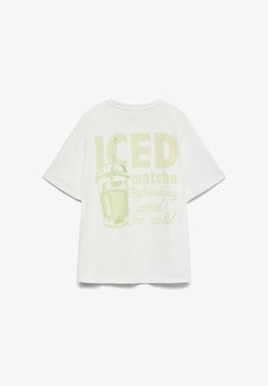 Vero Moda, T-SHIRT VMZANDRA T-SHIRT - T-shirts print - snow white