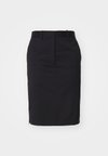 CAR ZIP SKIRT - A-snit nederdel - black