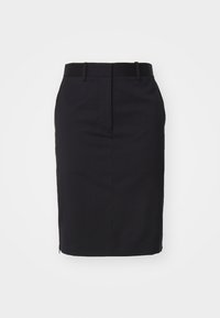 CAR ZIP SKIRT - A-silueta svārki - black