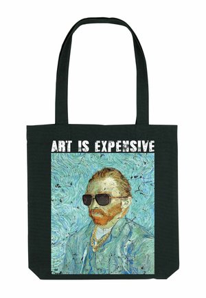 EXPENSIVE VAN GOGH PRINT - Cabas - black