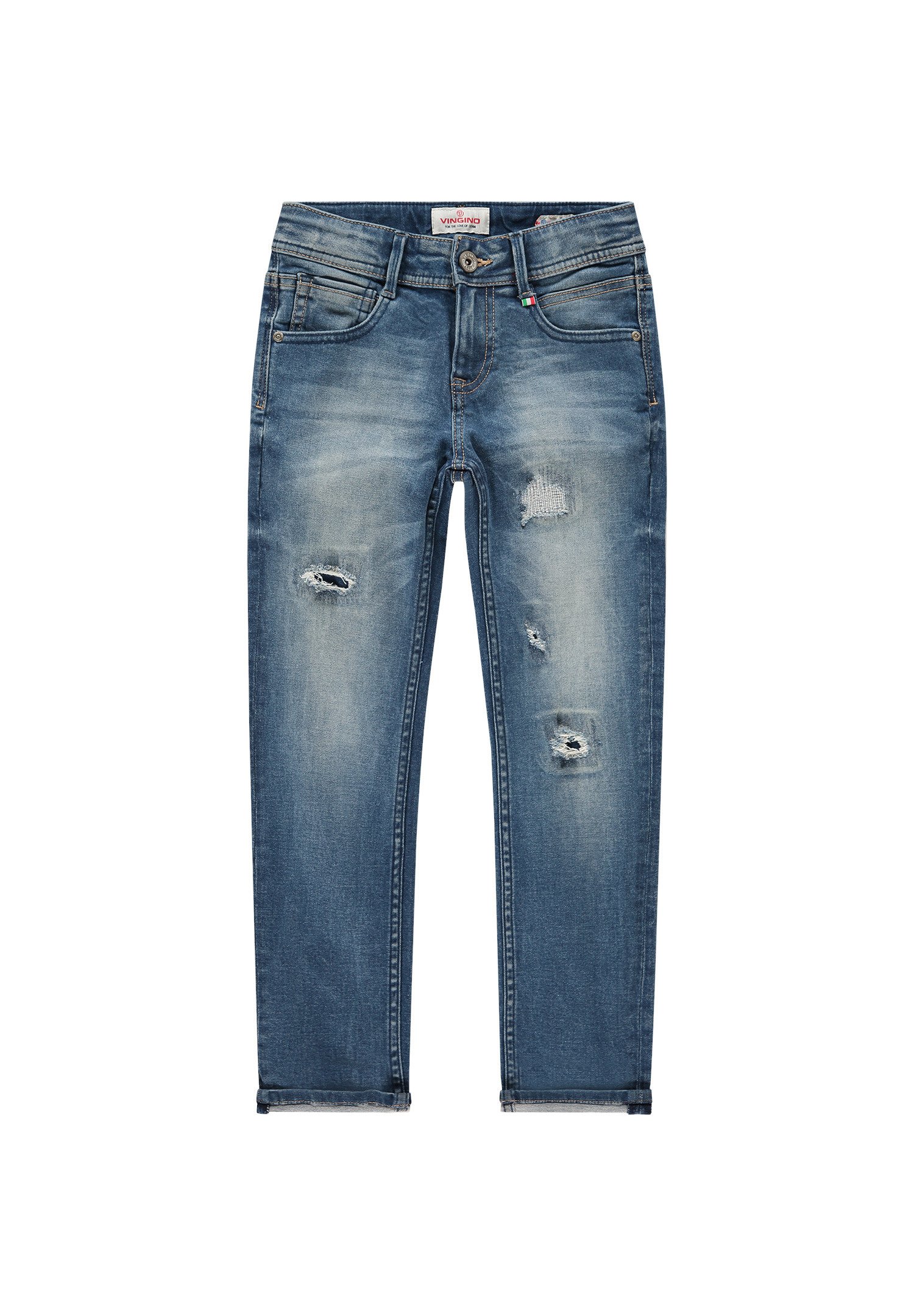 Vingino DANNY - Slim fit jeans - blue vintage/Blauw denim/bluedenim -  Zalando.be