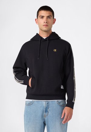 Champion, CHAMPION HOODED SWEATSHIRT C-TAPE - Hoodie - black