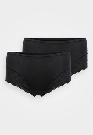 BLENDA BRIEF 2 PACK - Cuecas - black
